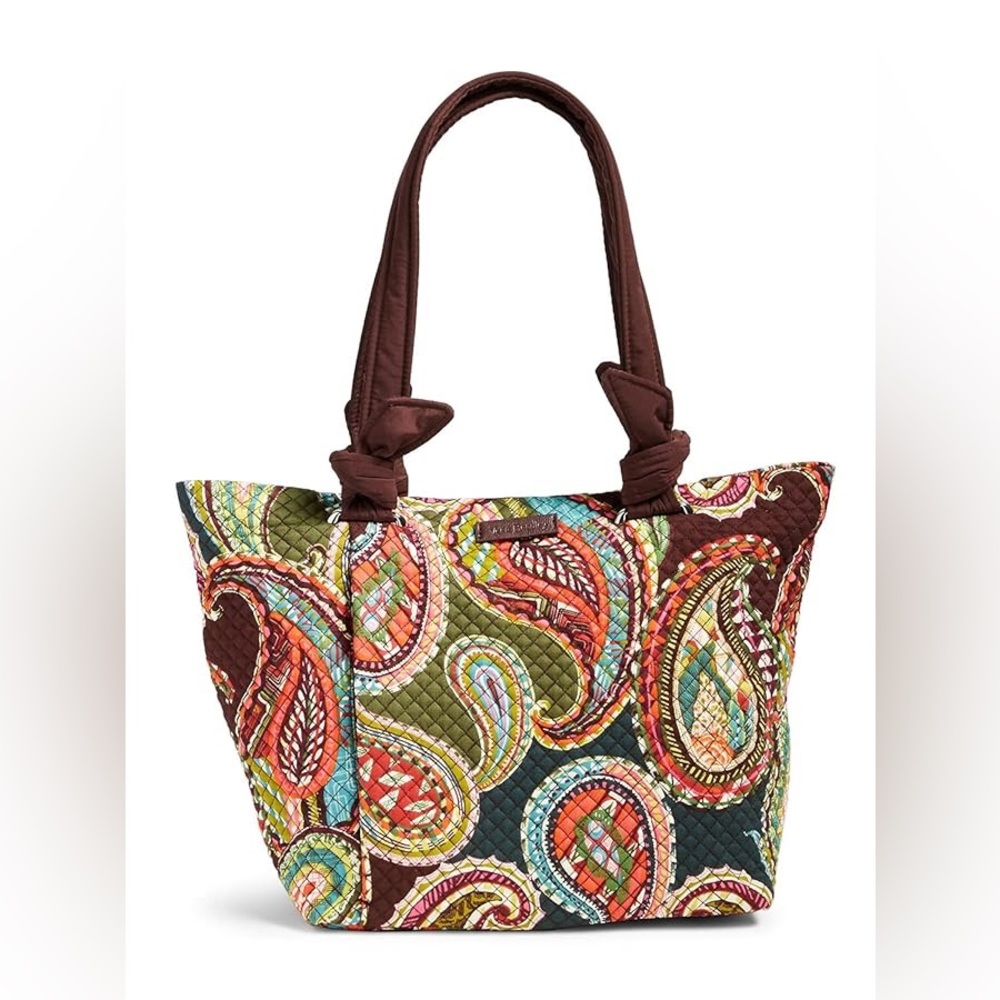 Vera Bradley Hadley East West Tote Superbloom Signature Cotton Shoulder Bag